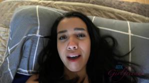 You fuck Jackie again, and she jerks your cock to cum.